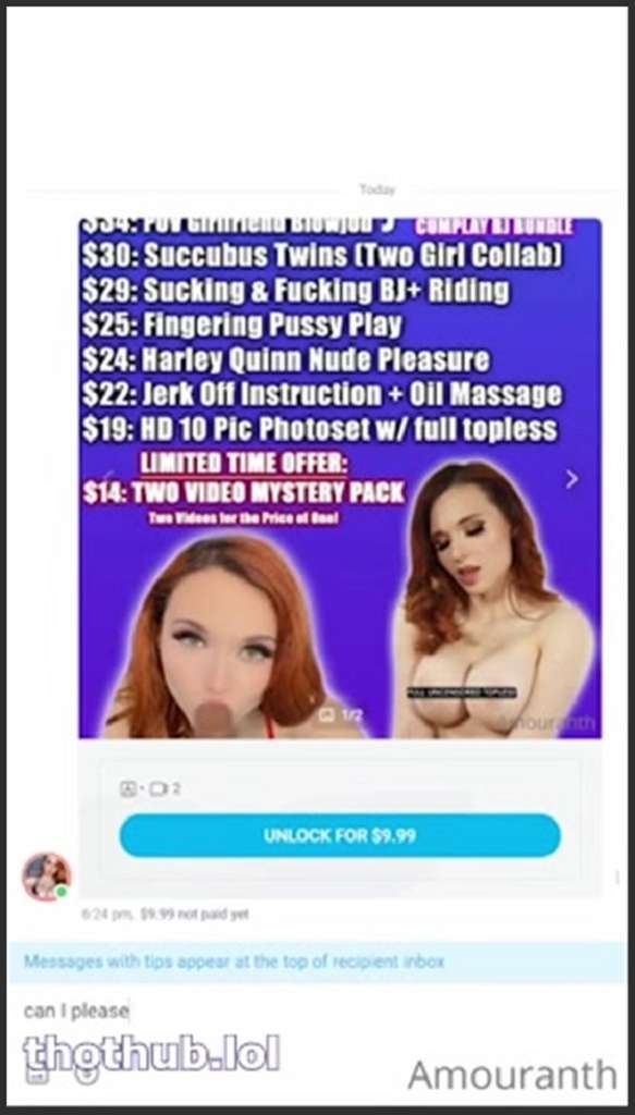 Amouranth mit sexy Bibelverkäuferin