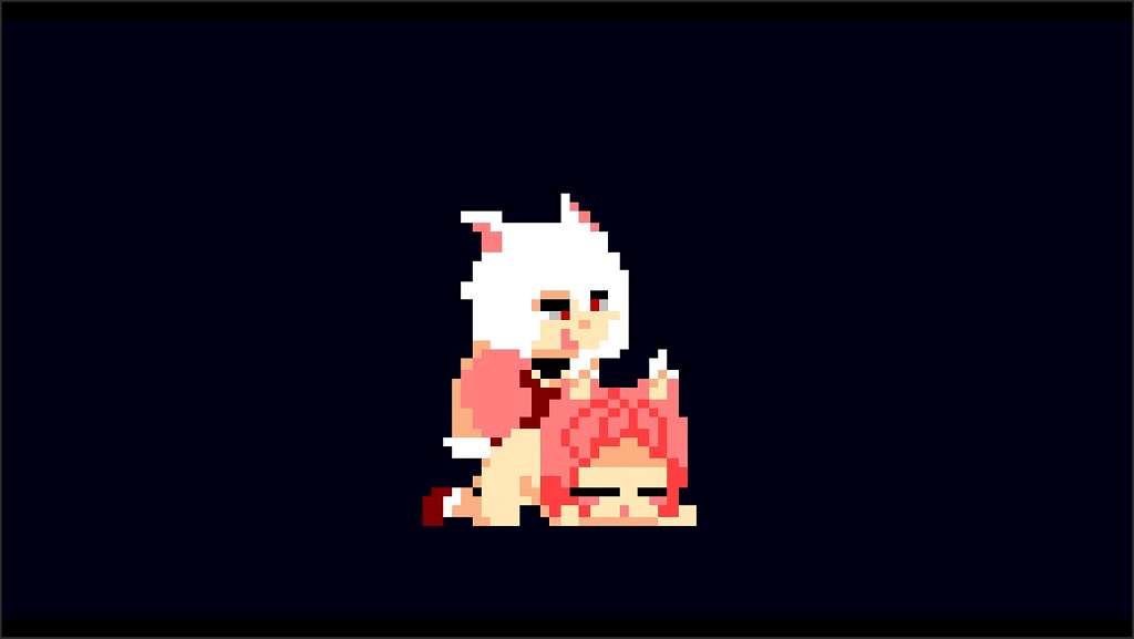 Anime Girl stopft Dildos in beide Löcher