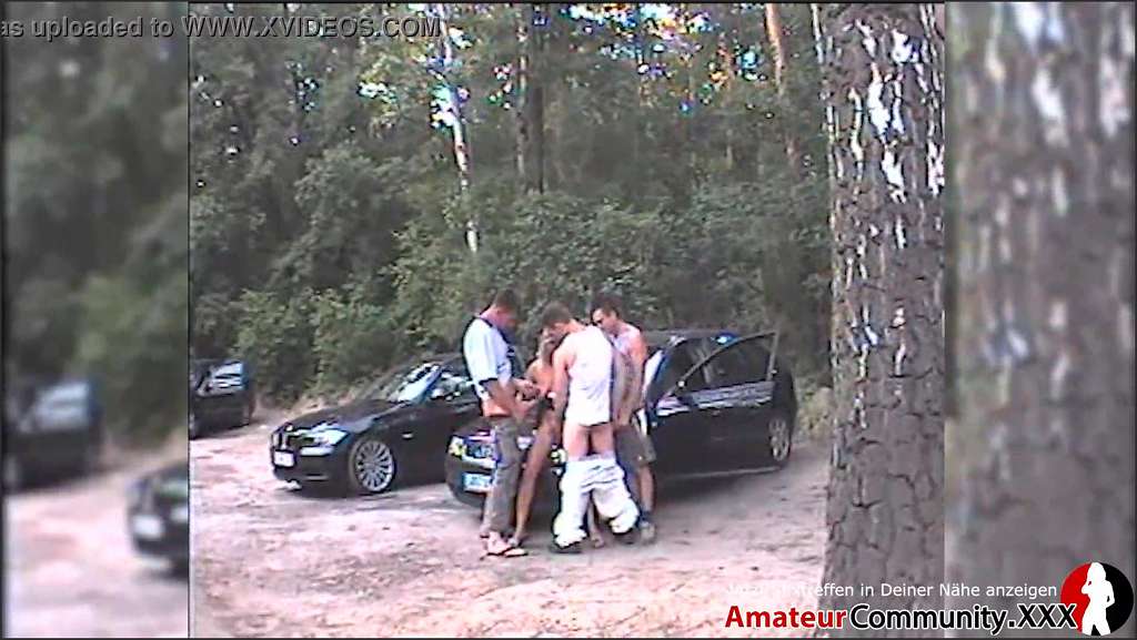 Parkplatz Sex Tittenpiercing mit Sextoy bearbeitet
